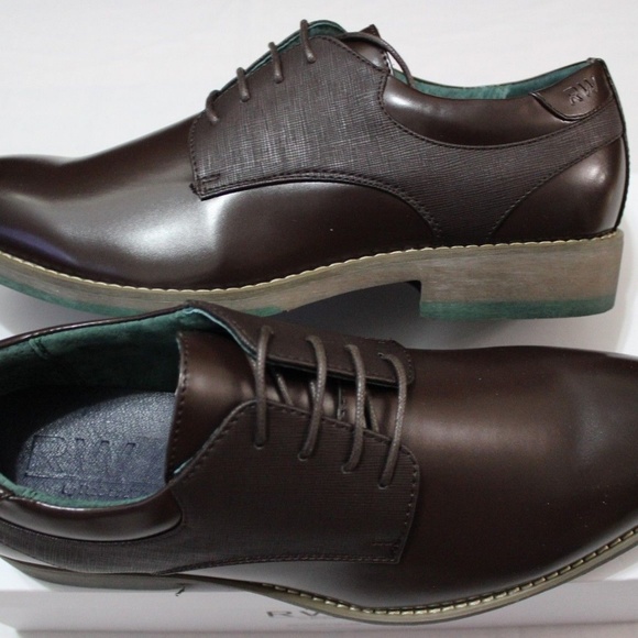ROBERT WAYNE SANDRINO BROWN OXFORD SHOES - Picture 3 of 6